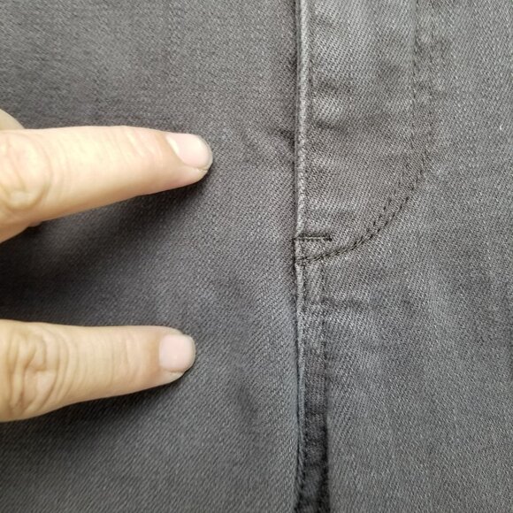 Democracy Jeans Womens 8 Flexellent Gray Stretch Mid Rise Cropped *Read* - Picture 6 of 12